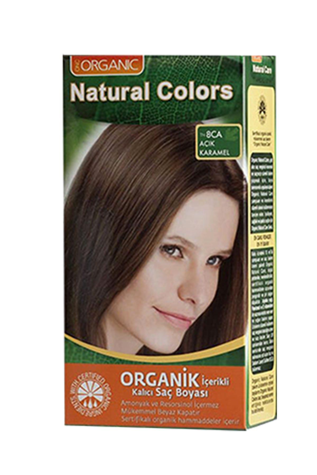 Organic Natural Colors 8CA Açık Karamel Organik Krem Saç Boyası