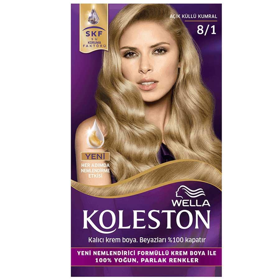 Wella Koleston 8.1 Açık Küllü Kumral Krem Saç Boyası 50 ml