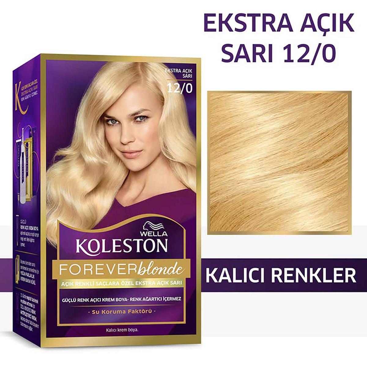 Wella Koleston 12.0 Çok Açık Doğal Sarı Krem Saç Boyası 50 ml