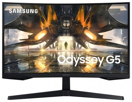 Samsung Odyssey G5 LS27AG550EPXUF 165 Hz 1 ms 27 inç WQHD Kavisli Ekran VA HDMI Freesync 2560 x 1440 px LED Oyuncu Monitör