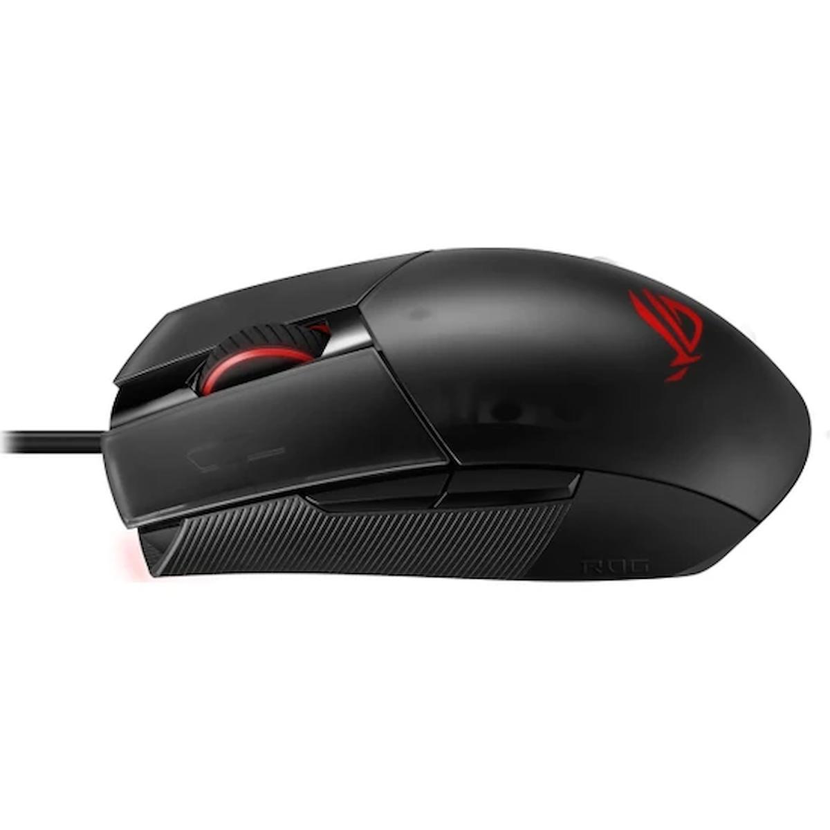 Asus Rog Strix Impact II Makrolu Kablolu Siyah Gaming Mouse