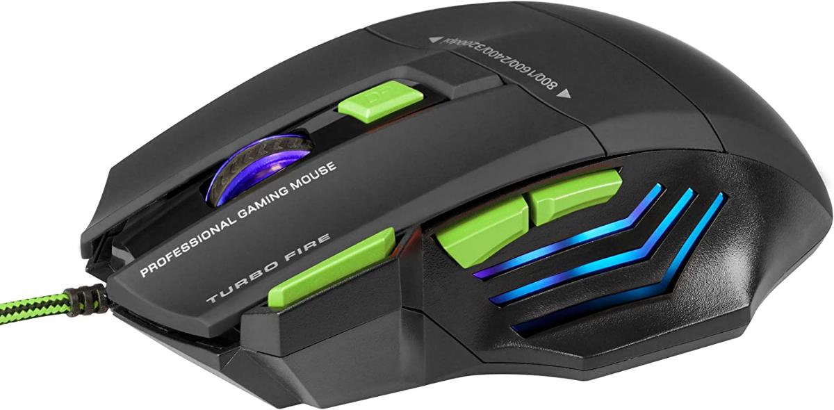 Hector Emprorium 119 RGB Kablolu Yeşil Gaming Mouse