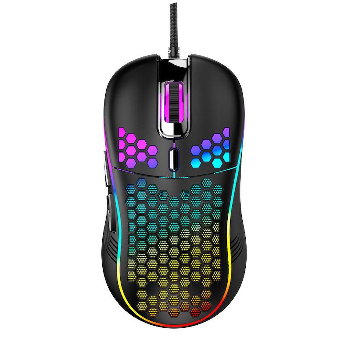 Valkyrie Dlk-S01 RGB Sessiz Kablolu Siyah Gaming Mouse