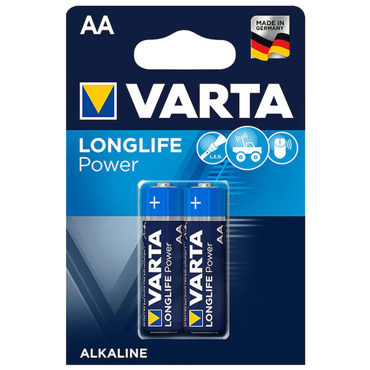 Varta Longlife 2006 1.5 V Alkalin AA / Kalem Pil 2'li