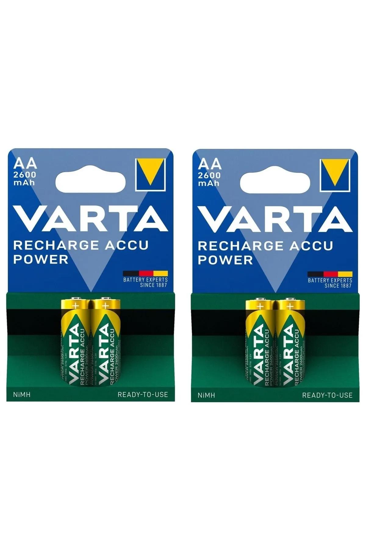 Varta 1.2 V 2600 mAh Ni-Mh AA / Kalem Şarjlı Pil 4'lü