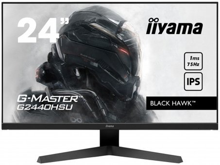 iiyama G-Master G2440HSU-B1 75 Hz 1 ms 23.8 inç FHD IPS Hoparlörlü HDMI Freesync 1920 x 1080 px LED Oyuncu Monitör