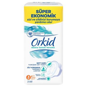 Orkid Extra Hassas Koruma İnce 20'li Hijyenik Ped 1 Adet