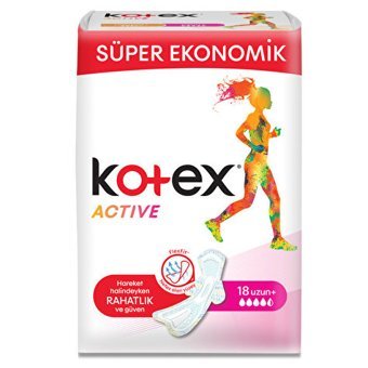 Kotex Active İnce 18'li Hijyenik Ped 1 Adet