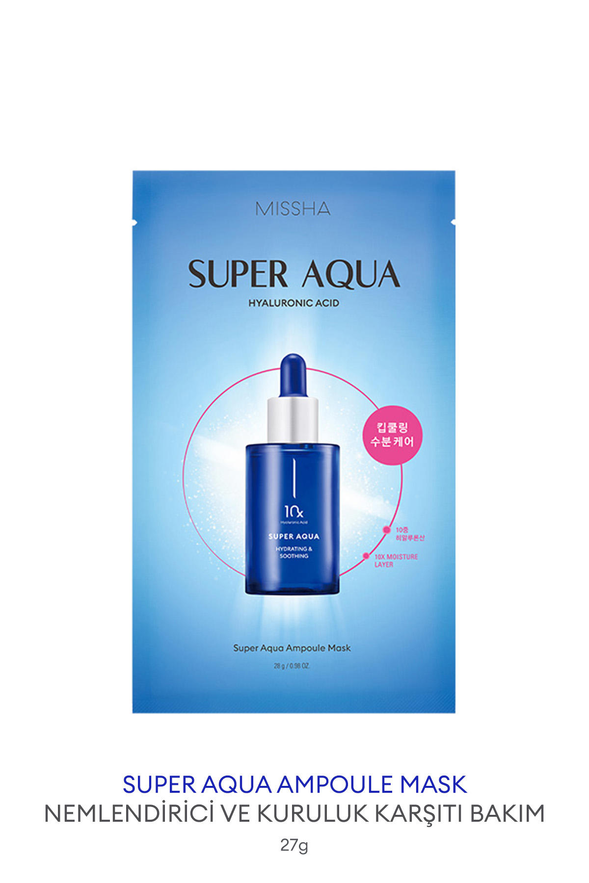 Missha Super Aqua Nemlendirici Kağıt Yüz Maskesi 27 gr