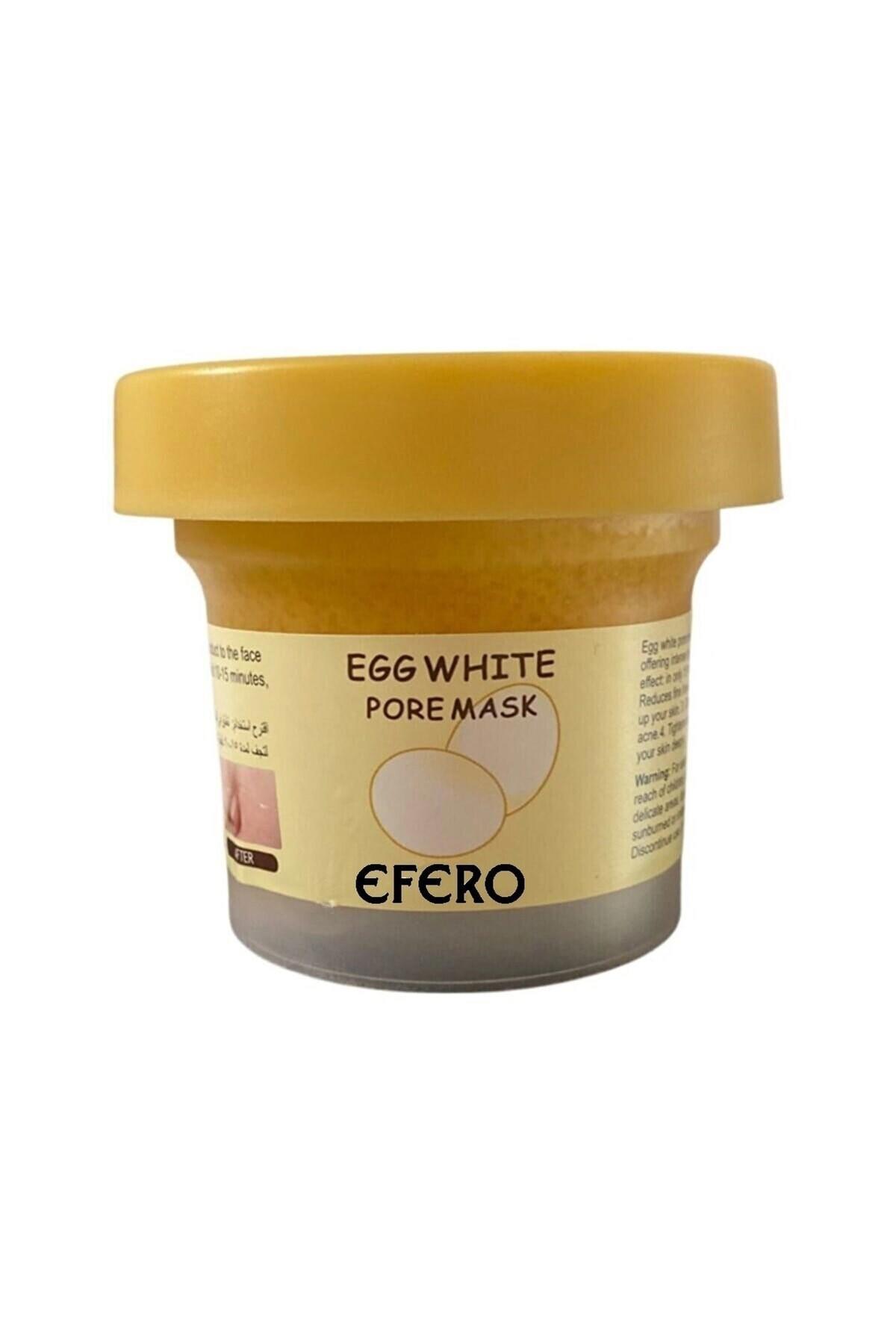 Efero Egg White Pore Krem Yüz Maskesi