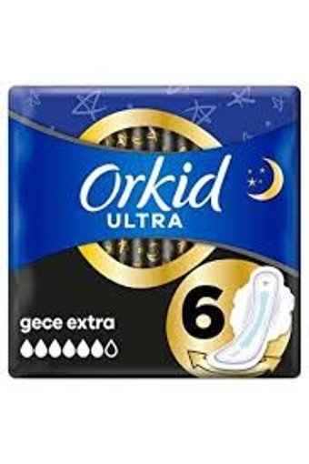 Orkid Ultra İnce 6'lı Hijyenik Ped 8 Adet