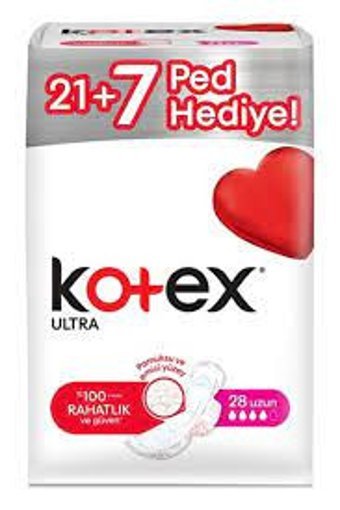 Kotex Ultra İnce 28'li Hijyenik Ped 1 Adet