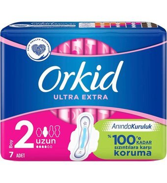 Orkid Ultra Extra İnce 7'li Hijyenik Ped 1 Adet