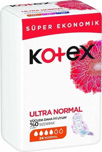 Kotex Ultra İnce 24'lü Hijyenik Ped 2 Adet