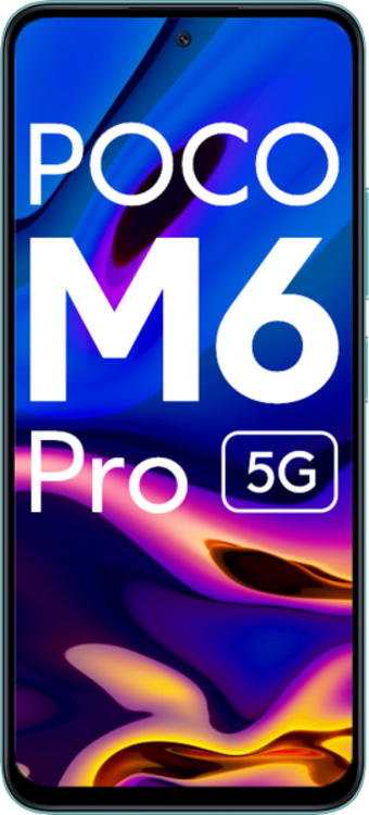 Poco M6 Pro 5G 128 GB Hafıza 4 GB Ram 6.79 inç 64 MP Çift Hatlı IPS LCD Ekran Android Akıllı Cep Telefonu Yeşil