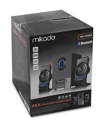 Mikado MD1700BT USB Kablolu Kablosuz Mini 2+1 Bilgisayar Hoparlörü