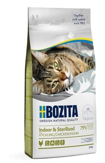 Bozita Indoor Tavuk Aromalı Yetişkin Kuru Kedi Maması 10 kg