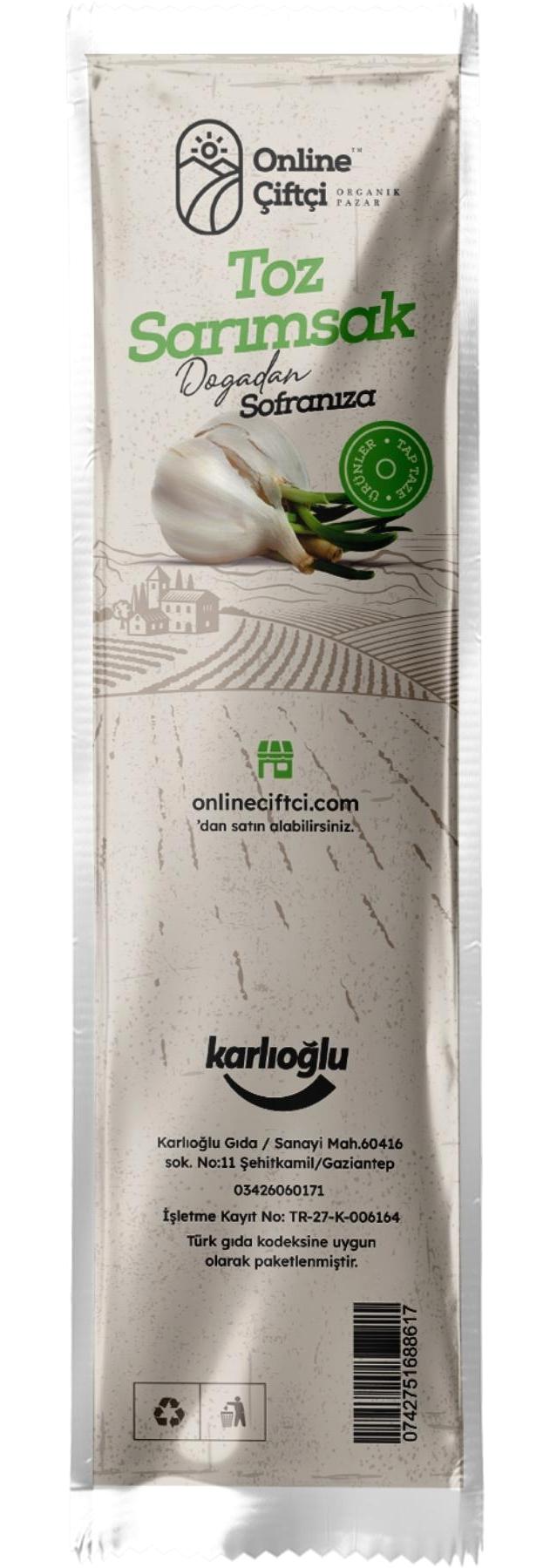 Online Çiftçi Doğal Sarımsak Toz 80 gr