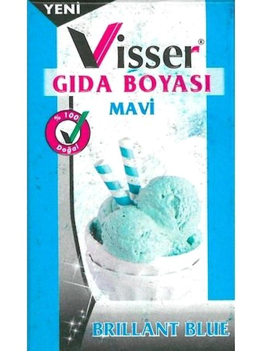 Visser Glutensiz Gıda Boyası Mavi Toz 9 gr