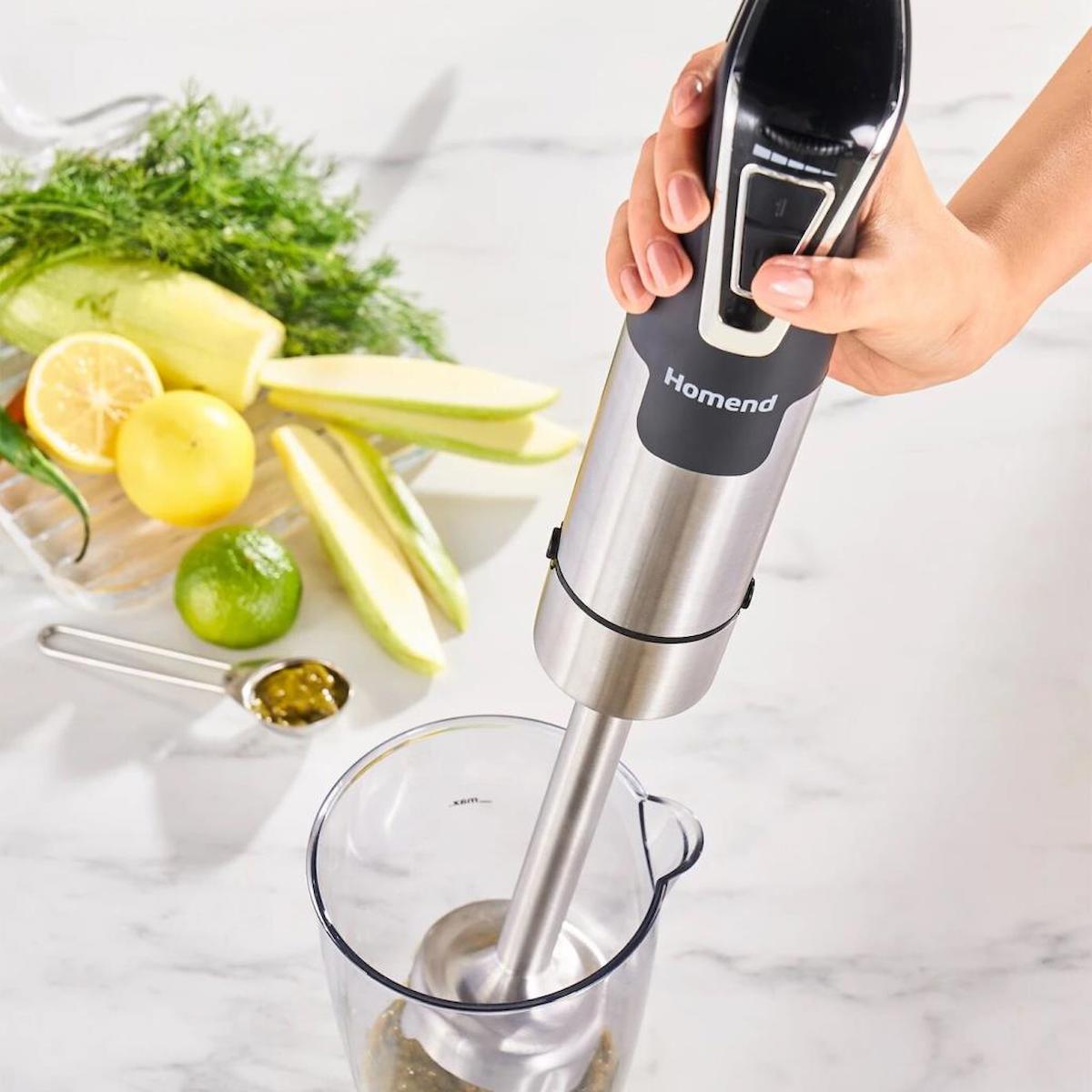 Homend 1964H 1200 W El Blender Inox-Siyah