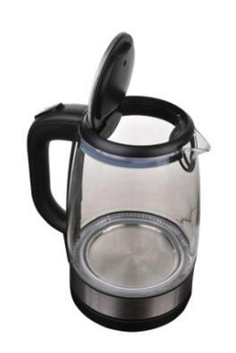 Simtech KM-4717 Cam 2.2 lt Işıklı Klasik Gri Kettle