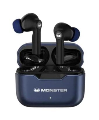 Monster Airmars XKT02 5.1 Gürültü Önleyici Kablosuz Kulak İçi Bluetooth Kulaklık Lacivert