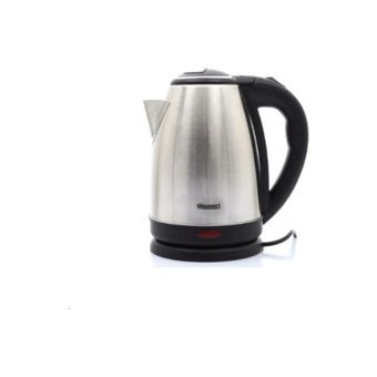 Queen QK-002 Paslanmaz Çelik 1.8 lt 2200 W Işıklı Klasik Gri Kettle