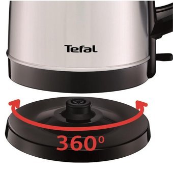 Tefal Good Value Plastik 1.7 lt 2000 W Işıklı Modern İnox Kettle