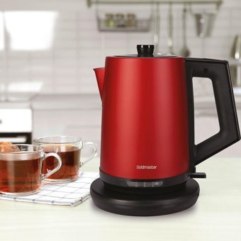 Goldmaster Belizz Çelik 2 lt 2200 W Işıklı Modern Kırmızı Kettle