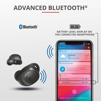 Trust Duet Xp True Kulak İçi Bluetooth Kulaklık Siyah