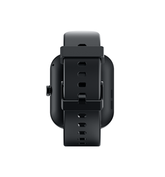 Infinix XW1 40 mm Silikon Kordon Kare Unisex Akıllı Saat Siyah