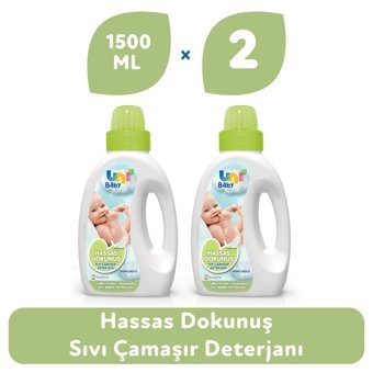 Uni Baby Hassas Dokunuş 2 x 1500 ml Sıvı Çamaşır Deterjan