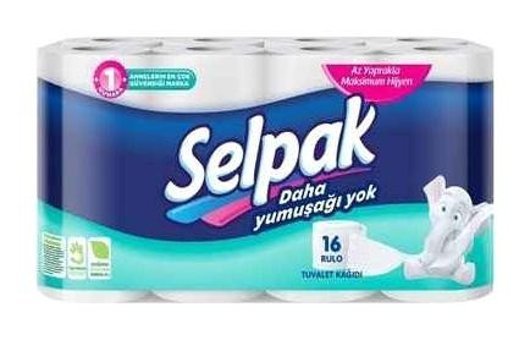 Selpak 3 Katlı 3x16'lı Rulo Tuvalet Kağıdı