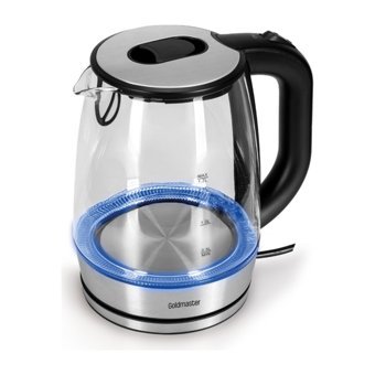 Goldmaster Cam 1.7 lt 2200 W Işıklı Klasik Şeffaf Kettle