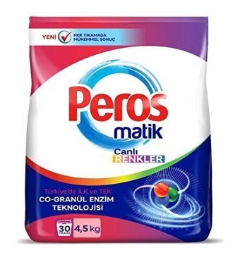 Peros Renkliler İçin 30 Yıkama Toz Deterjan 4.5 kg