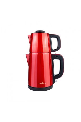 Karaca Tea Break Paslanmaz Çelik 1.8 lt 2400 W Modern Kırmızı Kettle