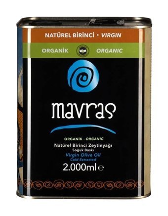 Mavras Organik Teneke Birinci Zeytinyağı 2 lt