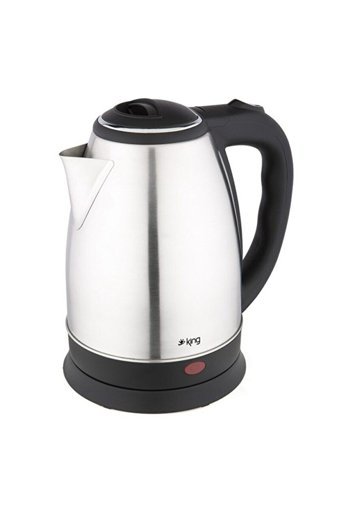 King K-569 Çelik 1.7 lt 1800 W Işıklı Klasik İnox Kettle