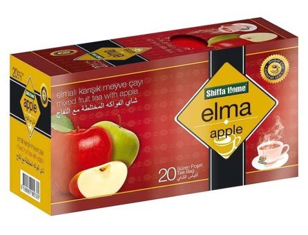 AksuVital Kırmızı - Yeşil Elma Bitki Çayı 20 adet 1.5 gr