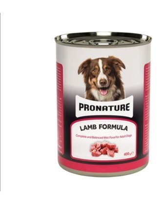 Pronature Kuzu Etli Yetişkin Yaş Köpek Maması 400 gr