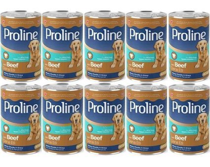 Pro Line Dana Etli Yetişkin Yaş Köpek Maması 400 gr