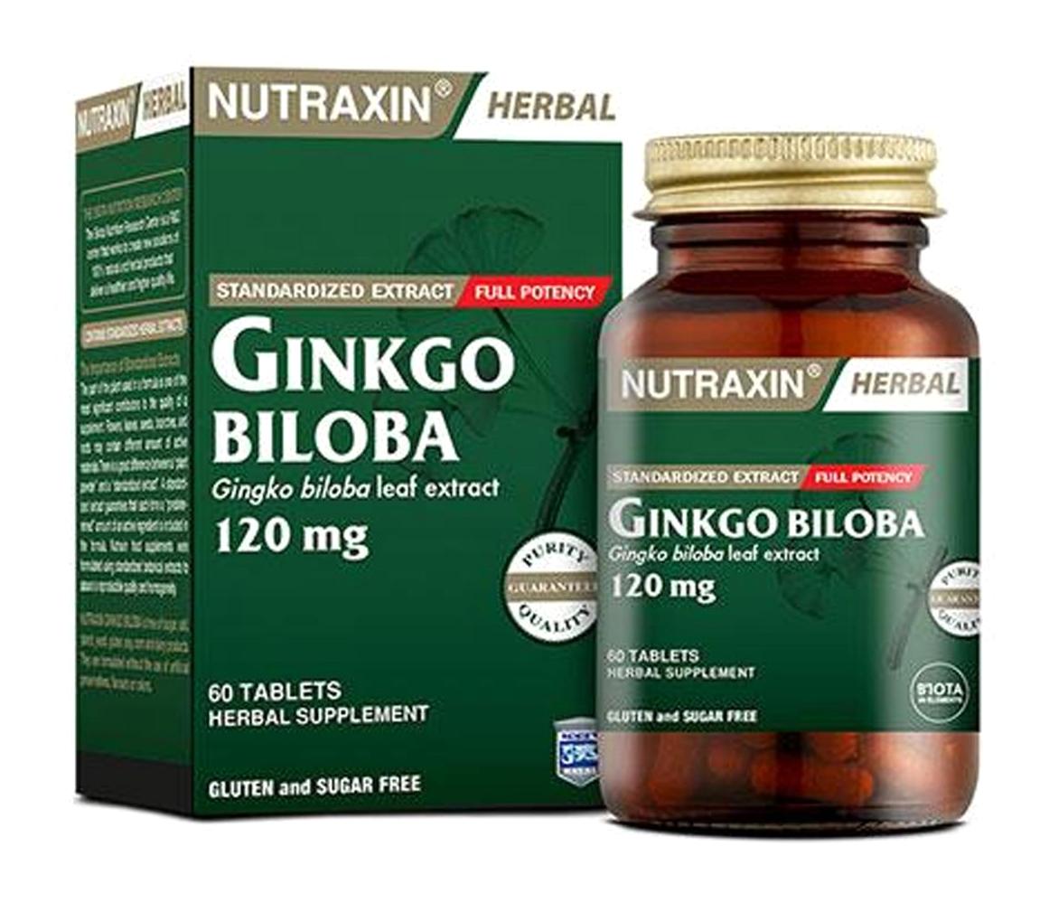 Nutraxin Ginkgo Biloba 60 Tablet