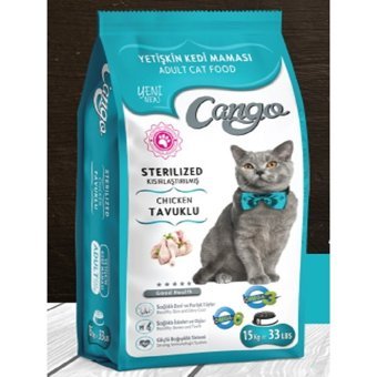 Cango Tavuklu Kısırlaştırılmış Yetişkin Kuru Kedi Maması 15 kg