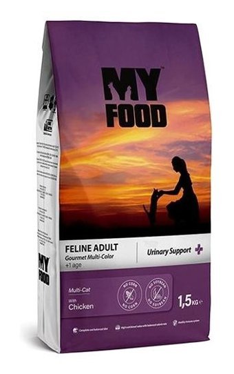 My Food Urinary Support Gurme Tavuklu Yetişkin Kuru Kedi Maması 1.5 kg