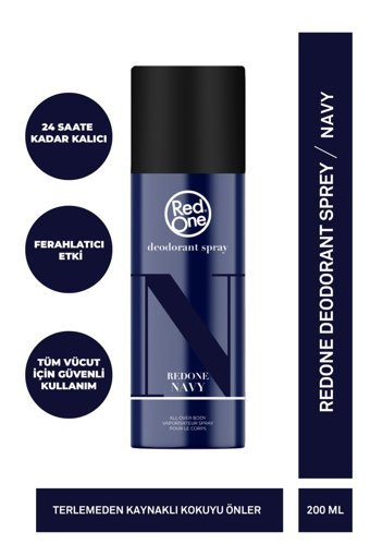 Red One Navy Sprey Erkek Deodorant 200 ml