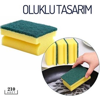 Durgunstore Oluklu Bulaşık Süngeri 210'lu