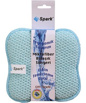 Spark Mikrofiber Bulaşık Süngeri Tekli