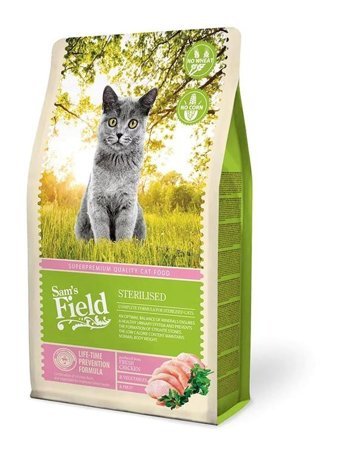 Sam's Field Sterilised Tavuklu Yetişkin Kuru Kedi Maması 2.5 kg