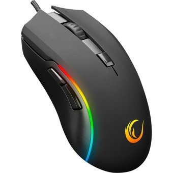 Rampage KM-R92 Işıklı Ergonomik Siyah Kablolu Klavye Mouse Seti