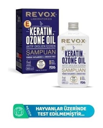 Revox Keratin Ozon Oil Besleyici Yenileyici Şampuan 360 ml